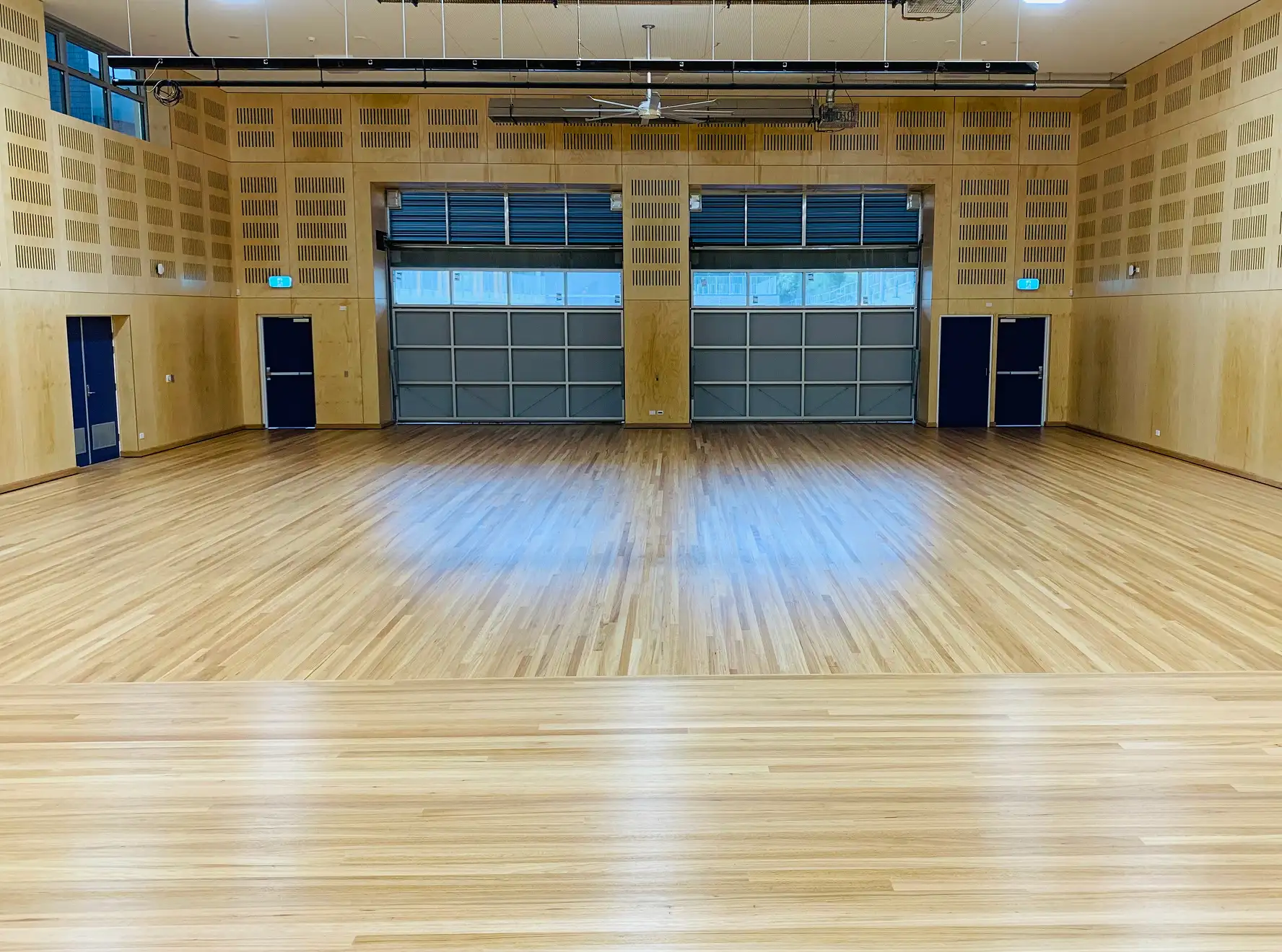 Professionally coated hardwood floor detail, Sydney project
